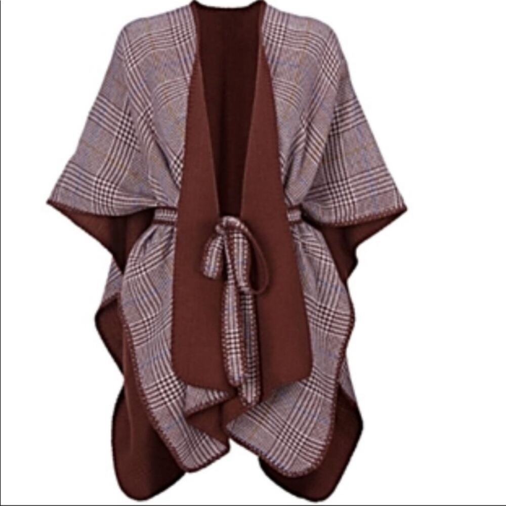 CAbi Reversible Winter Wrap Size XS/S